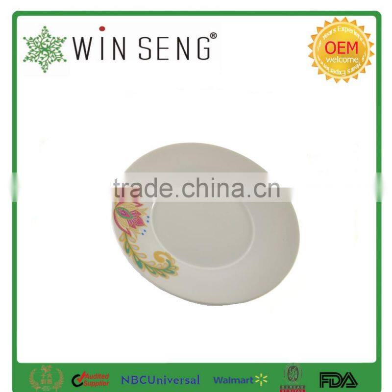 Safe testing Ceramic round Plate for dinner