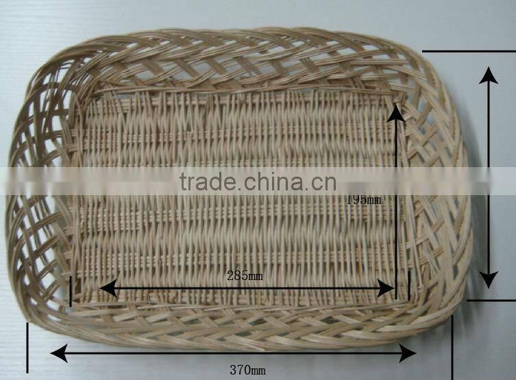 Antique wicker fruit plate & fruit tray & compote