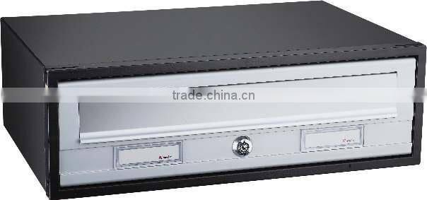 FQ-116 Lockable Apartment Postbox,Stainless Steel Letterbox, Apartment Mailbox