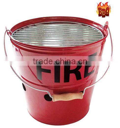 BBQ Bucket Charcoal Grill / Indoor or outdoor Charcoal bbq grill bucket