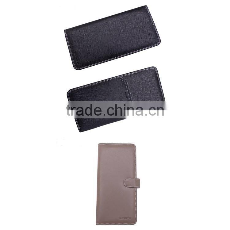 Embossing Leather Passport Holder with RFID Blocking
