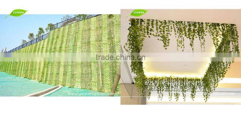 GNW FLV014 Plastic Artificial Ivy Leaves Vine Hanging for House Wall and Roof