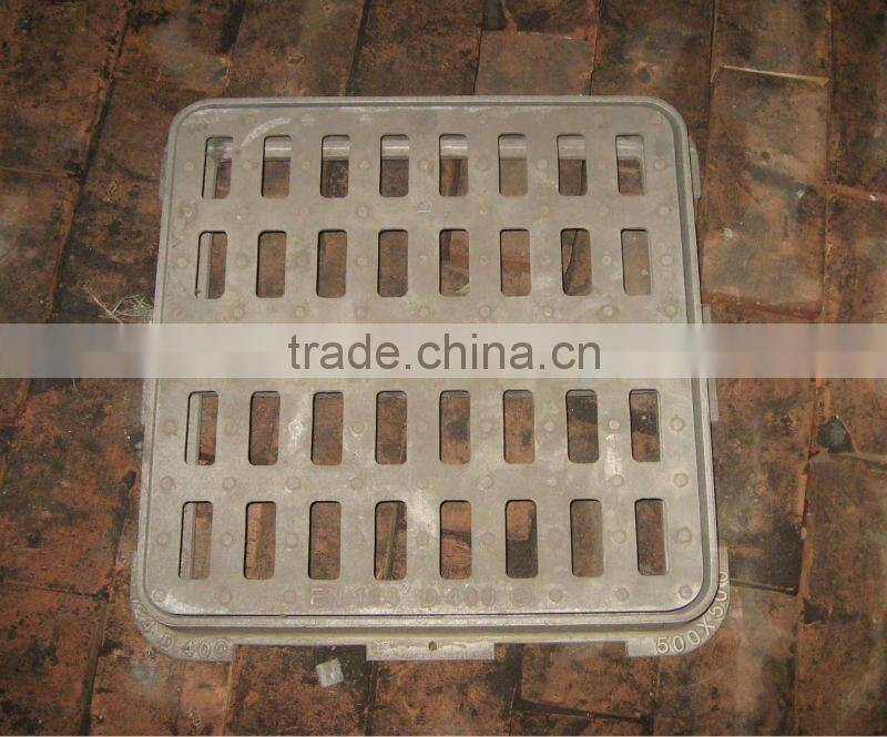 D400 500*500mm cast iron trench drain grid