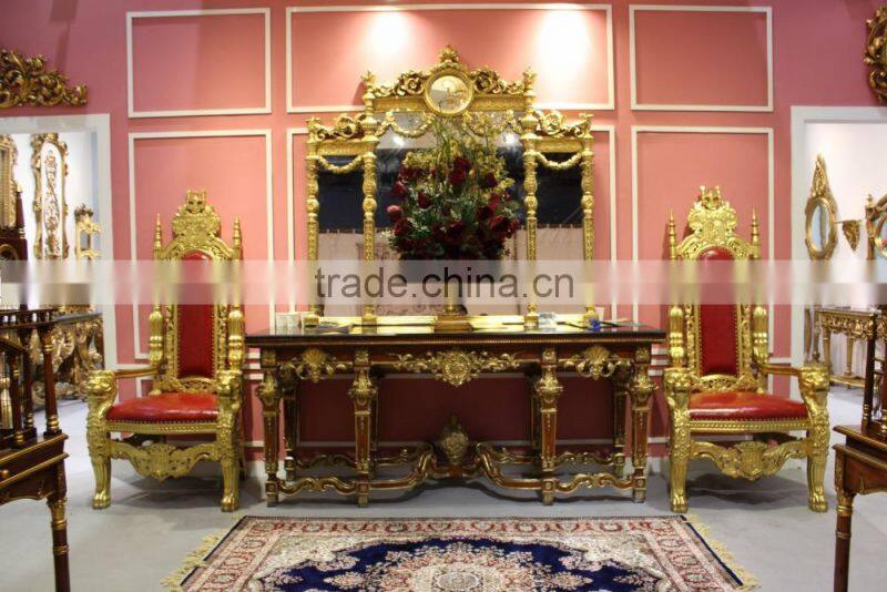 2017 Factory Supply Antique gold console table