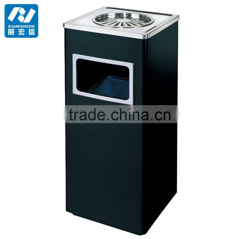 Stainless steel cigar ashtray,trash container