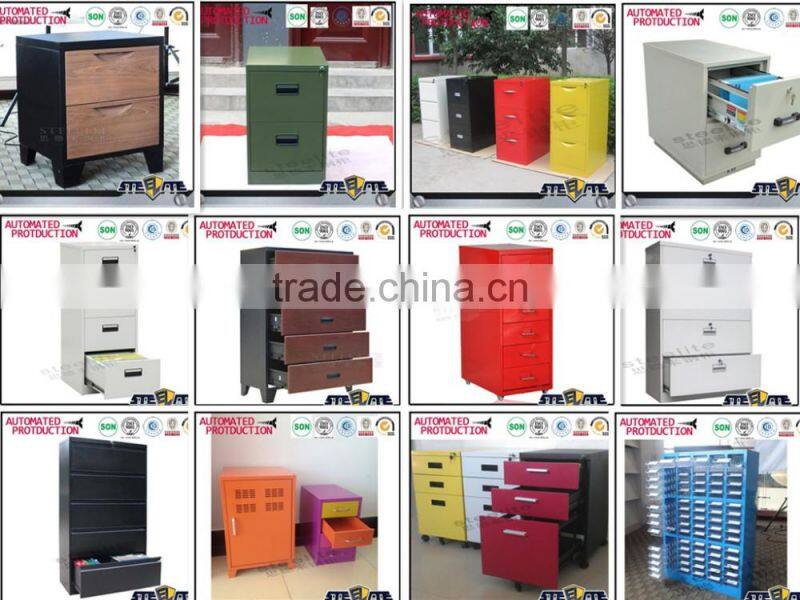 Office lateral filing cabinet metal storage cabinet 2/ 3/ 4 drawer vertical steel file cabinet