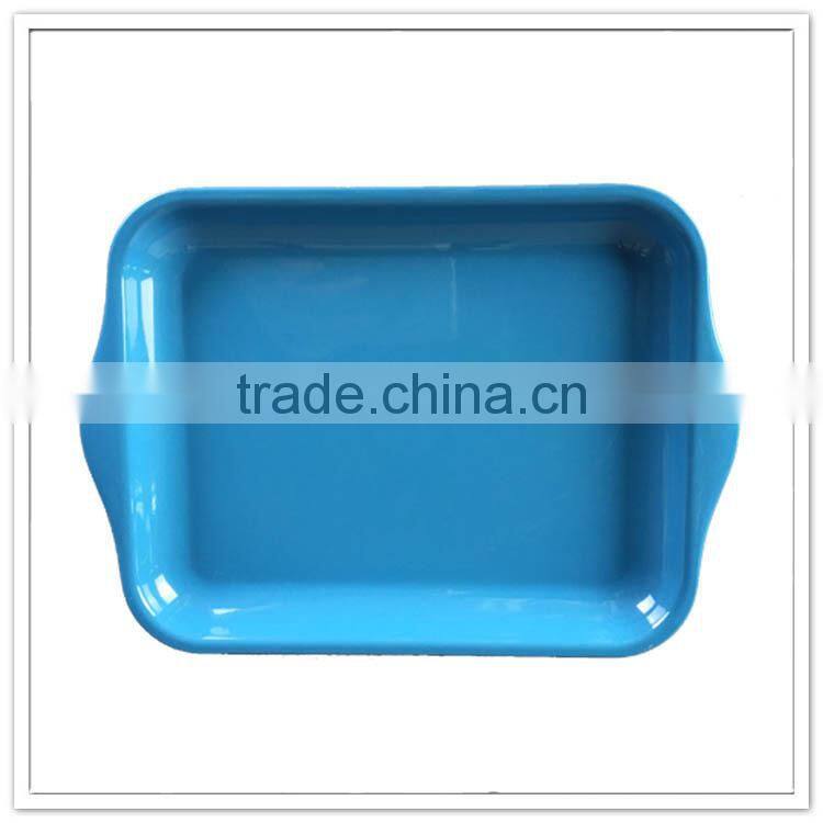 28*14cm Cheap price clear 11inch melamine tableware serving trays without printing