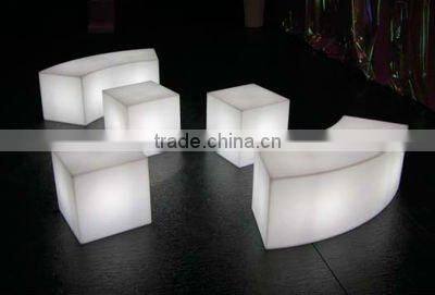 led aquare stool/nightclube furniture
