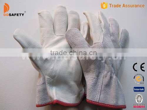 DDSAFETY High Quality Cow Grain Leather Driver Glove