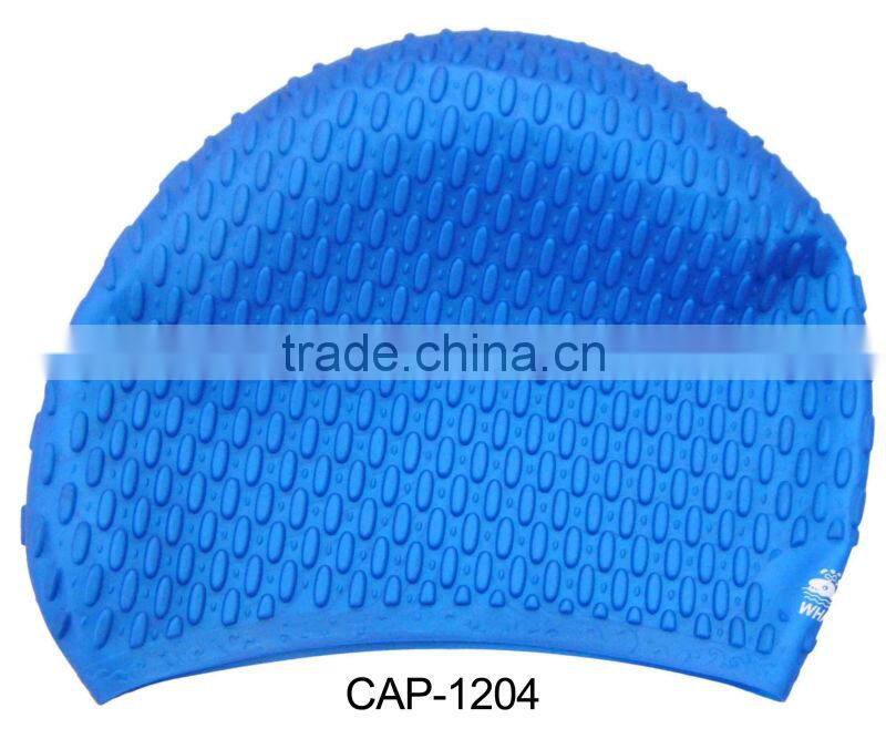 100% Silicone shark swim cap,funny swimming cap,water drop design(CAP-1200)