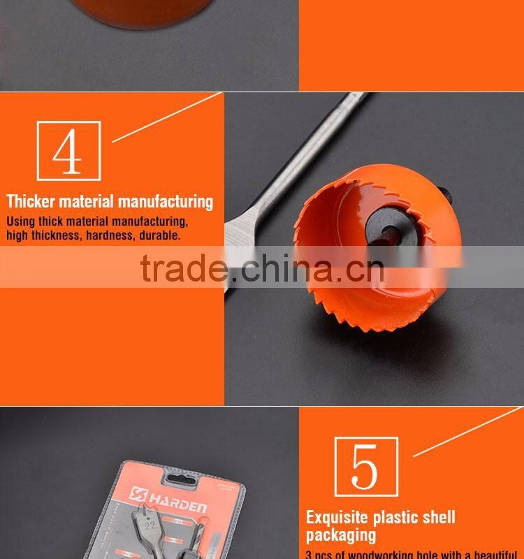 Professional 3PCS Holesaw Set For Wood
