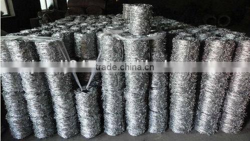 Galvanzied barbed iron wire, sharp Razor barbed wire from Guangzhou