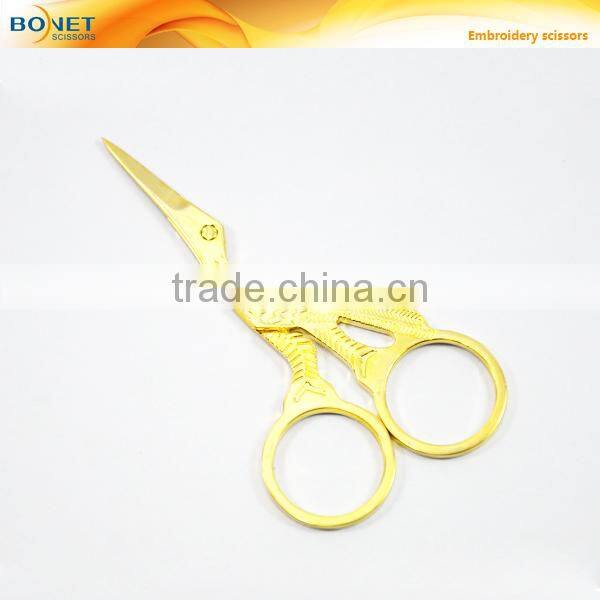 SEM0001S CE Certificated 3-5/8" Professional fully S/S mini thread stork scissors