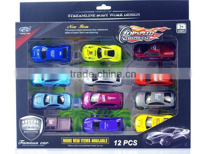 2015 new design china die cast mini car set toy for sale
