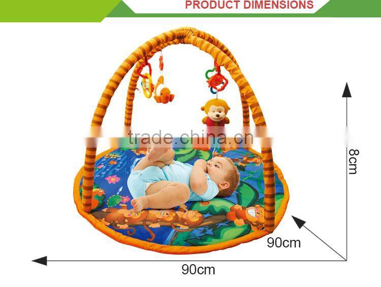 Newest soft crawl game blanket set toy pvc baby play mat