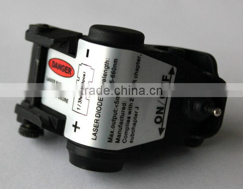 Super compact tactical red laser sight and strobe 80 lumens CREE Q5 led flashlight combo (FDA certified)