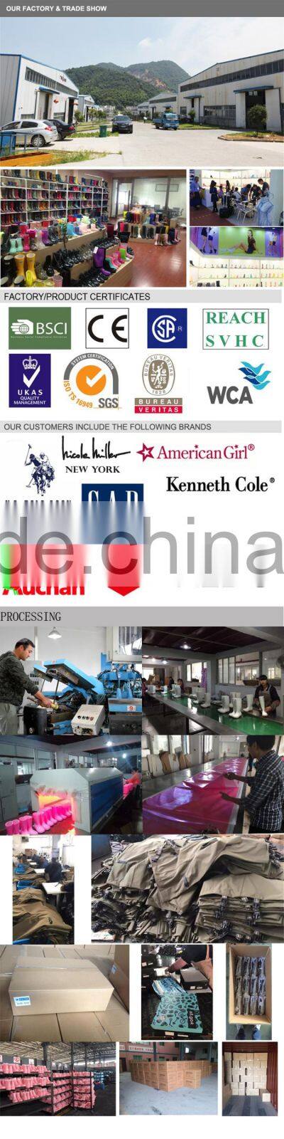 good shape mid-tube fashion rain boots for women from QINGHONG Factory