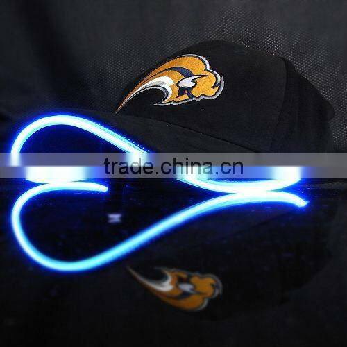 LED fiber optic cap Adjustable Hat Sports Caps