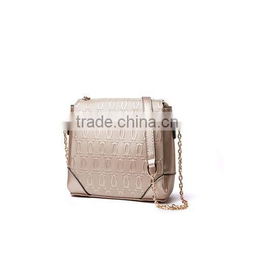 Hautton long strip style genuine leather handbags professional women's shoulder bag