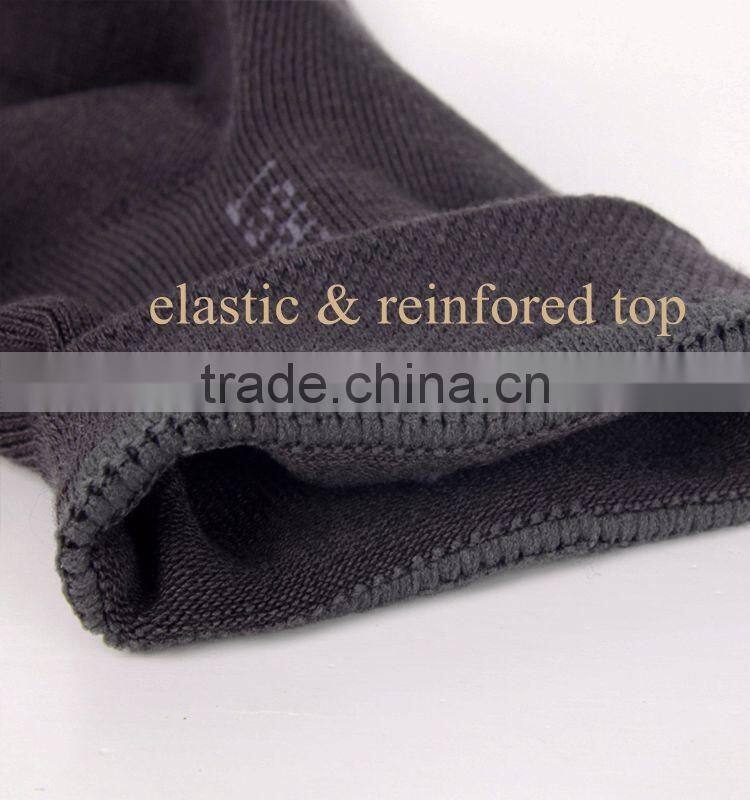 Customized functional bamboo socks plain solid color men dress socks