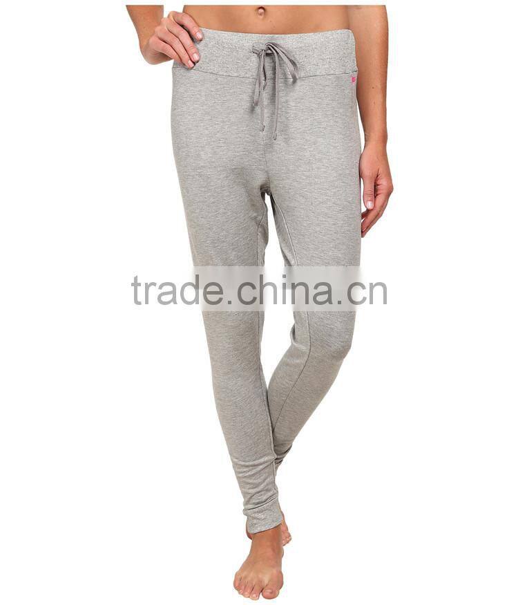 Womens new design plain grey sports trousers