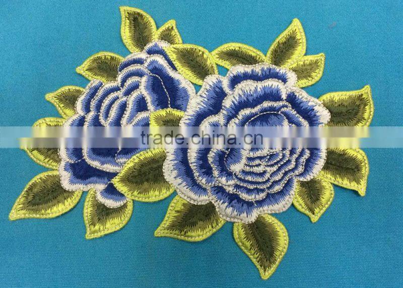 manufacturer machine make embroidery flower applique for sweater