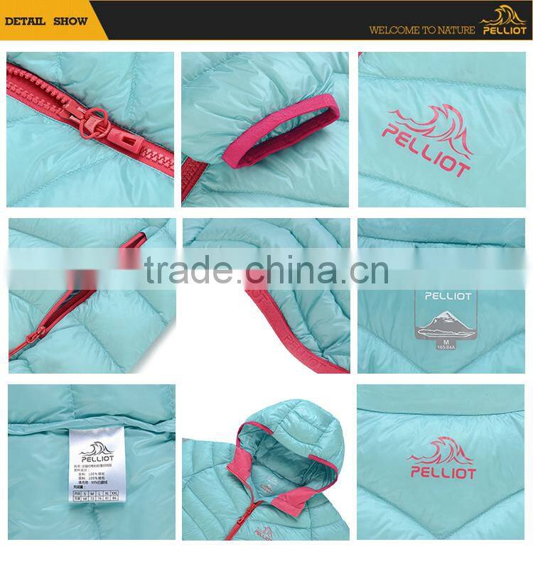 2017 new waterproof womens down jacket compressible ,womens' ultralight jackets