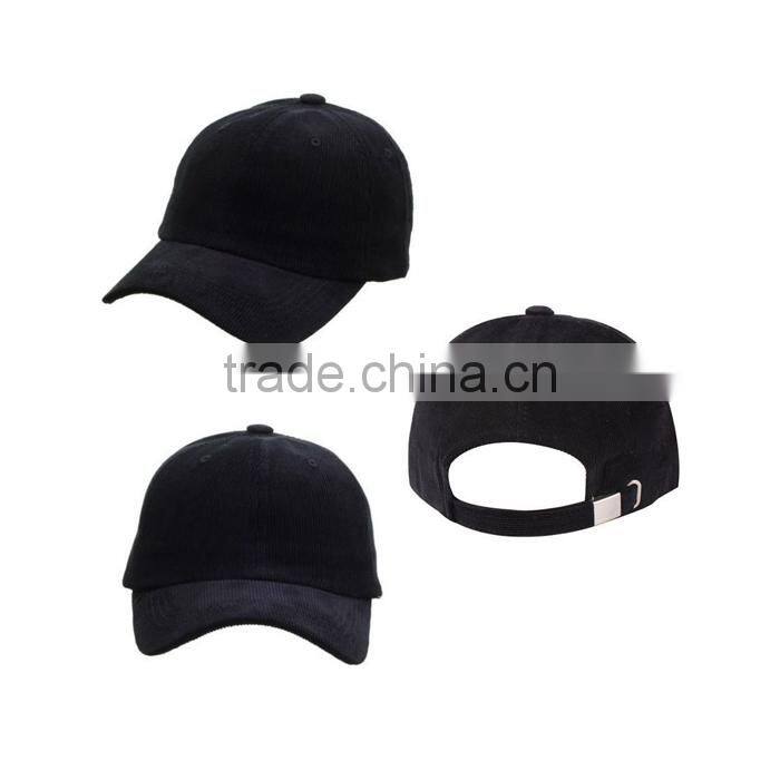 New design navy blue color promotional cotton baseball cap