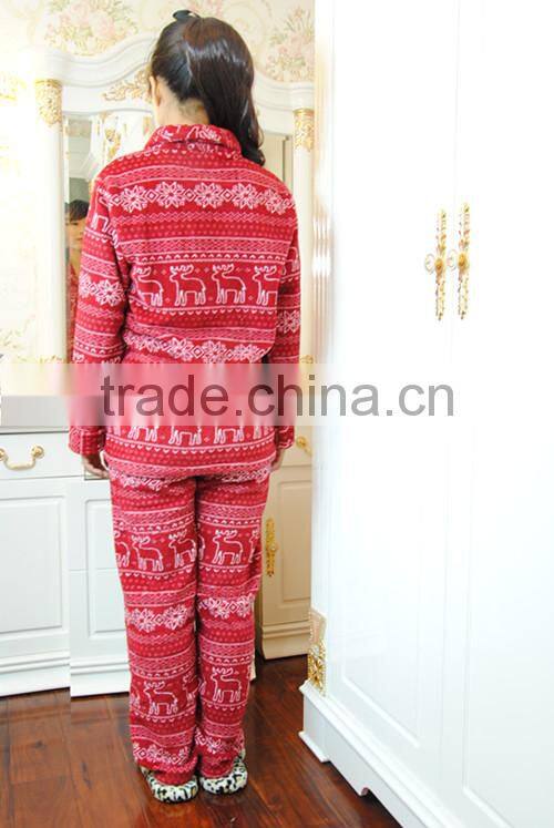 Women's Winter Fleece Pajamas Set