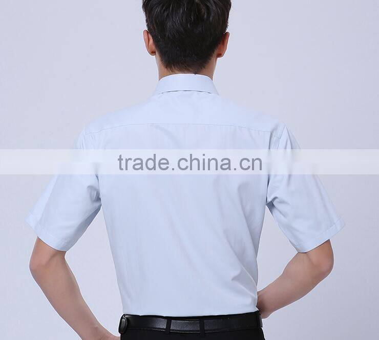 2017 new style men summer shirts formal short sleeve shirts for men