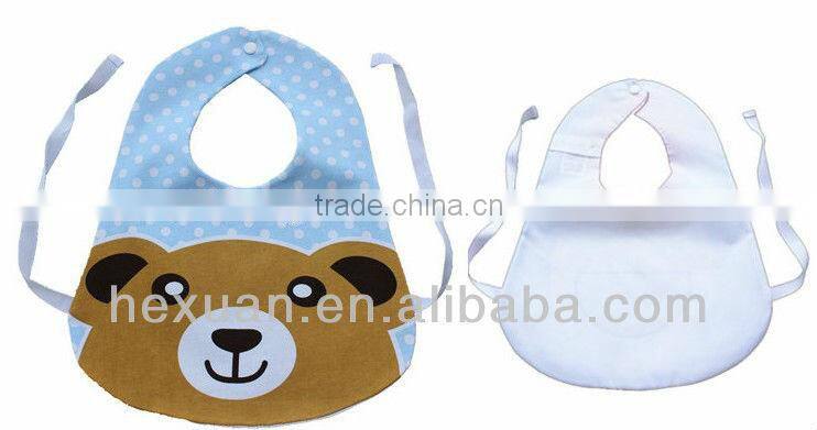 13 designs can choose baby bibs/3 layers baby bibs/superman baby bibs /in stocked or OEM