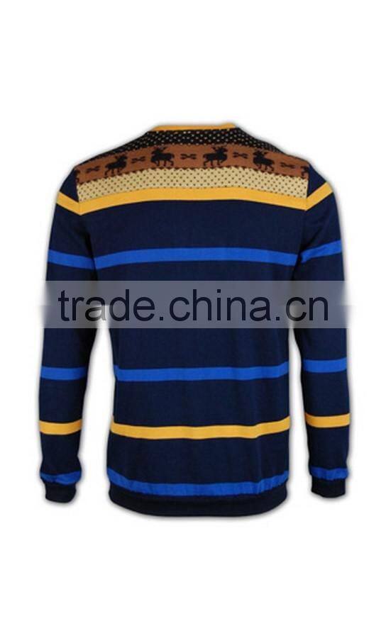 ISO9001/BSCI Manufature casual striped colorful cardigan sweater