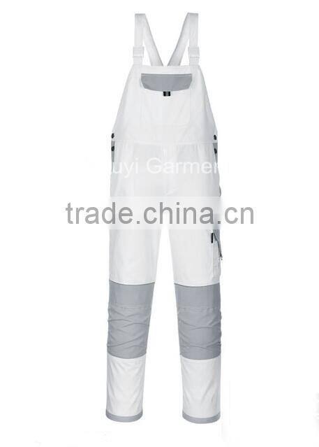 Hot Sell white Bib Trousers for painter