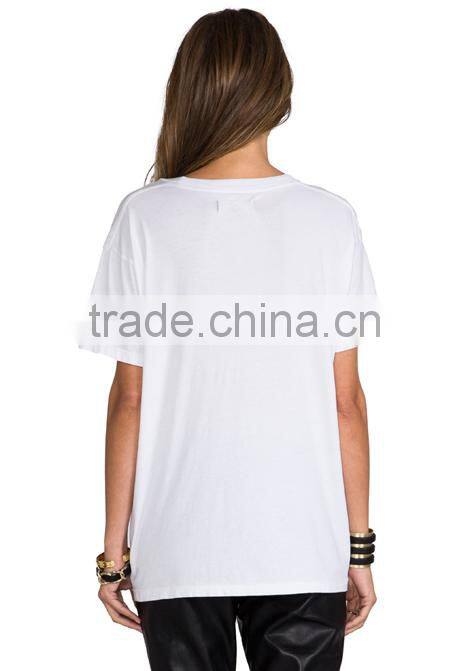 Cotton blend t-shirts with face print