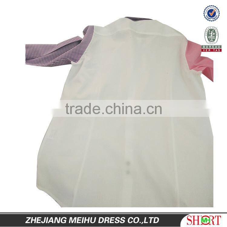 2016 Cute Design Custom Contrast Color Embroidered Boy Shirt , kid shirt