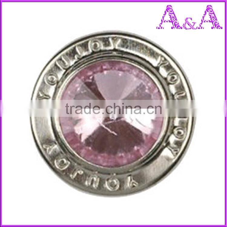 metal jeans buttons with stone custom jeans button high qualiity button