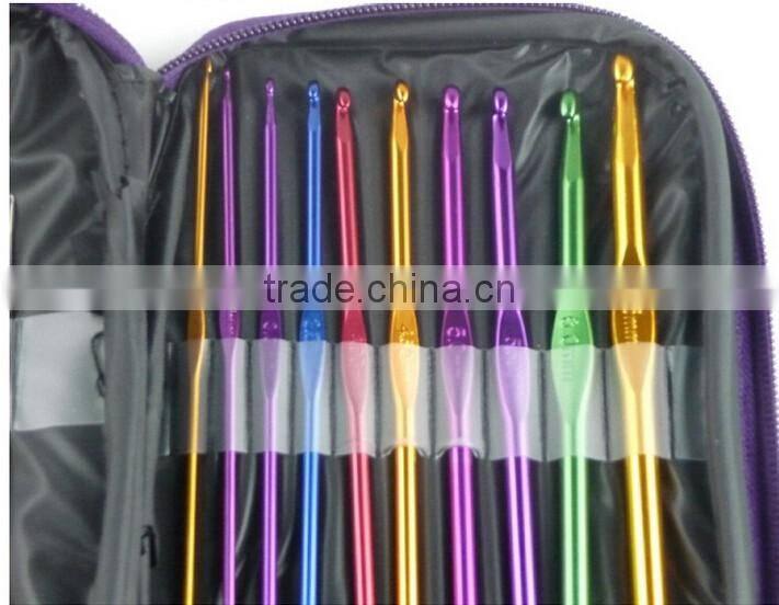 22PCS Metall crochet kits/Knitting needle