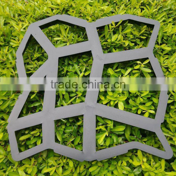 Popular Garden path plastic concrete pavement mould DIY garden tools for making a pathway pavement pattern maker