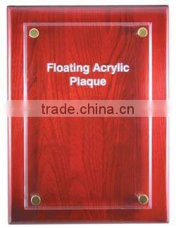 Wholesale Custom High Glossy Finish blank Round Wooden shield plaque For Gifts JKC-020