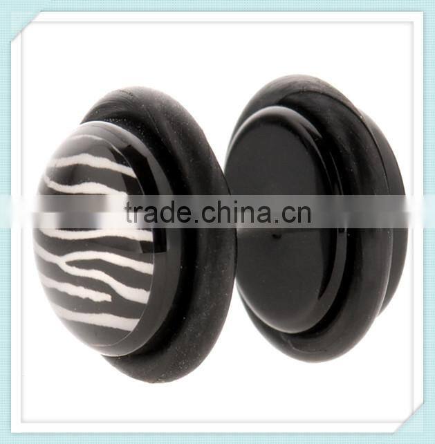 Different Design Fake Cheater Plug Acrylic Earrings Body Piercing Jewelry