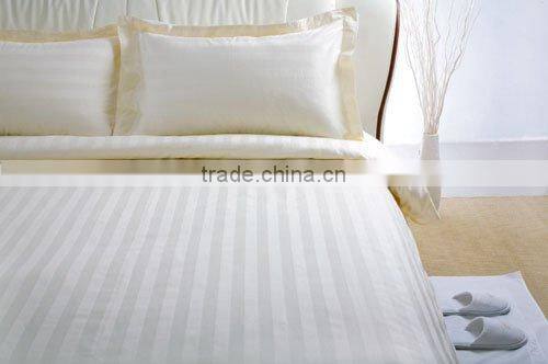 100% cotton Hotel Bed LSheet in white color