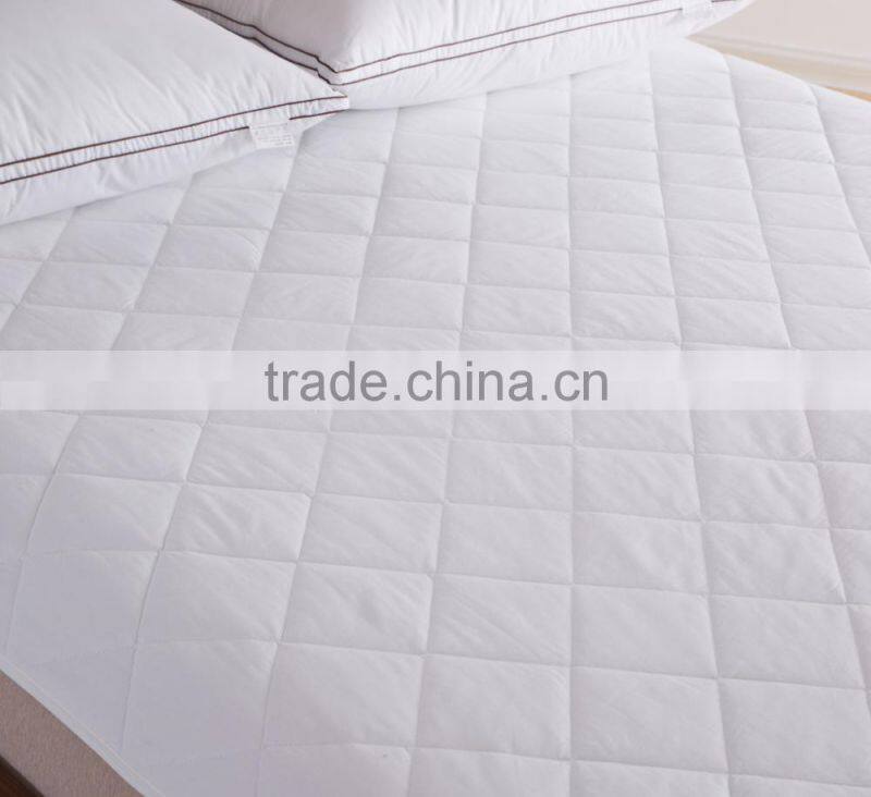 5 Stars hotel 100% cotton patchwork quilted design waterproof mattress protector cover