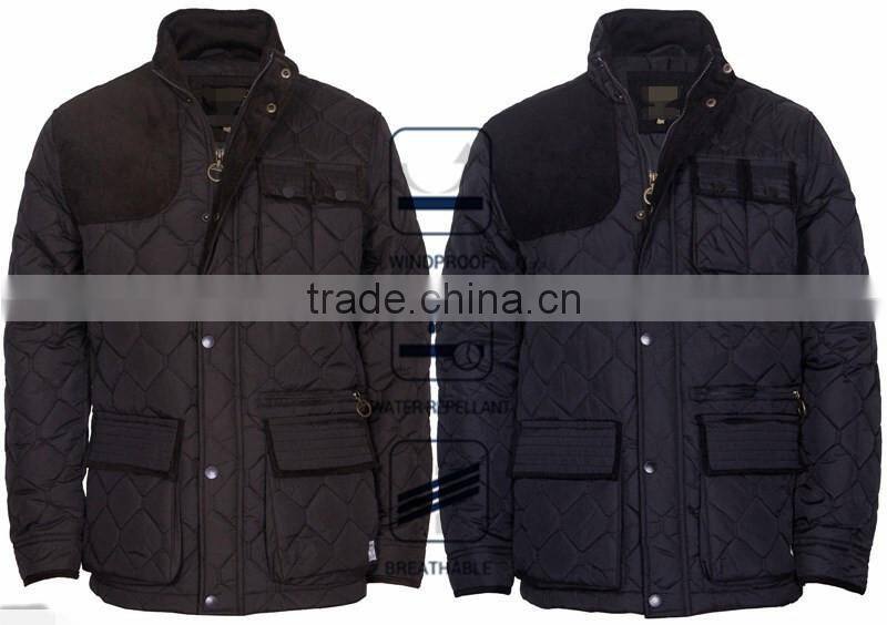 2016 Water Repellent Nylon Quilted Hunting Jacket