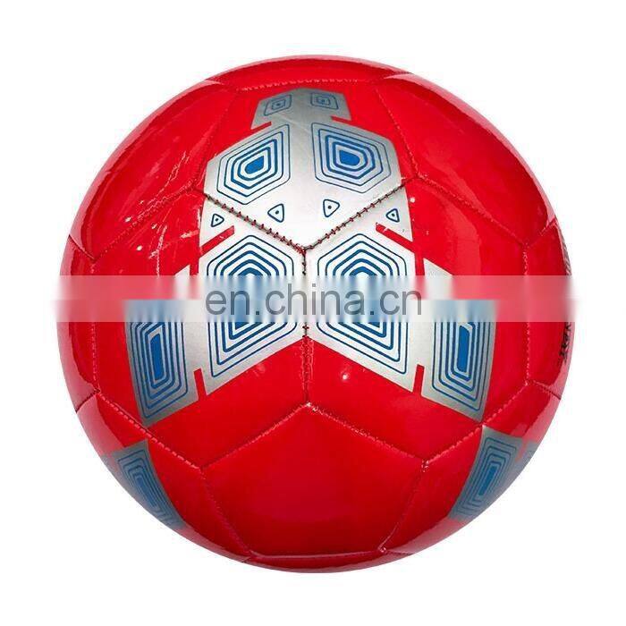 Machine Stitched Shiny Size#5 PVC Football/Soccer Ball