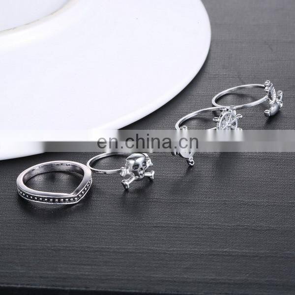 Trendy Personalized Corsair Ring Five Set Ring Wholesale