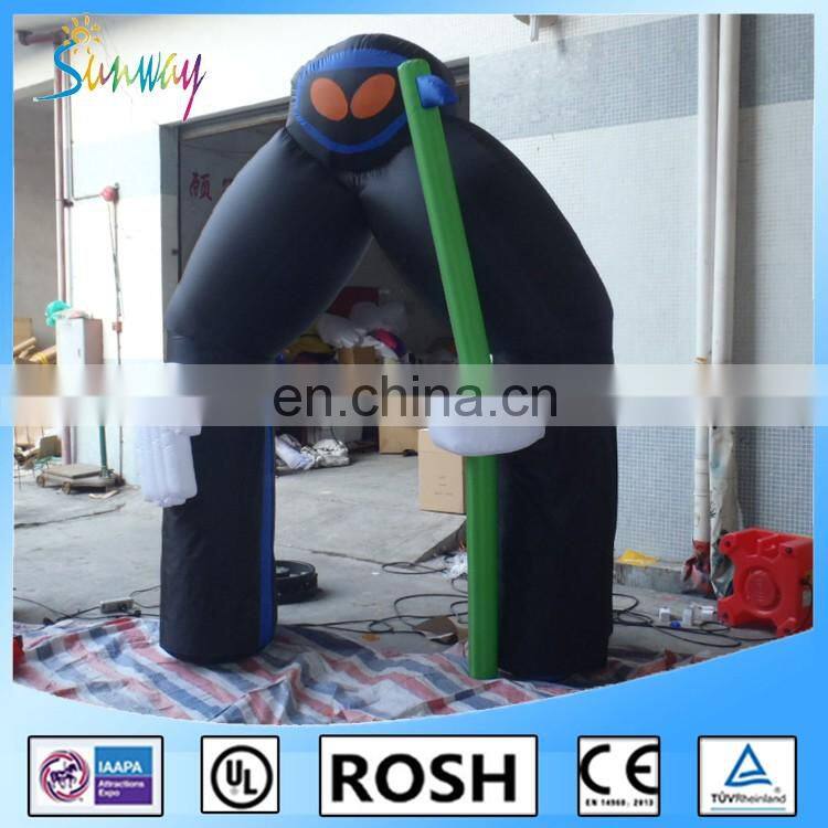 2016 Halloween inflatable archway/inflatable advertising arch for rental