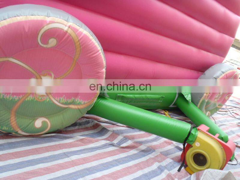 lovely inflatable carriage bouncers combo play station games for kids