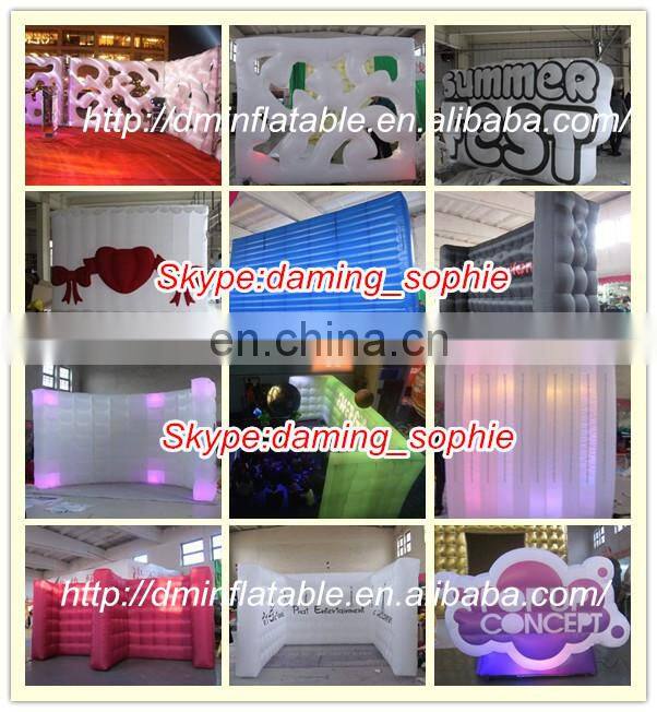2015 hot sale Inflatable Logo Wall with LED lights