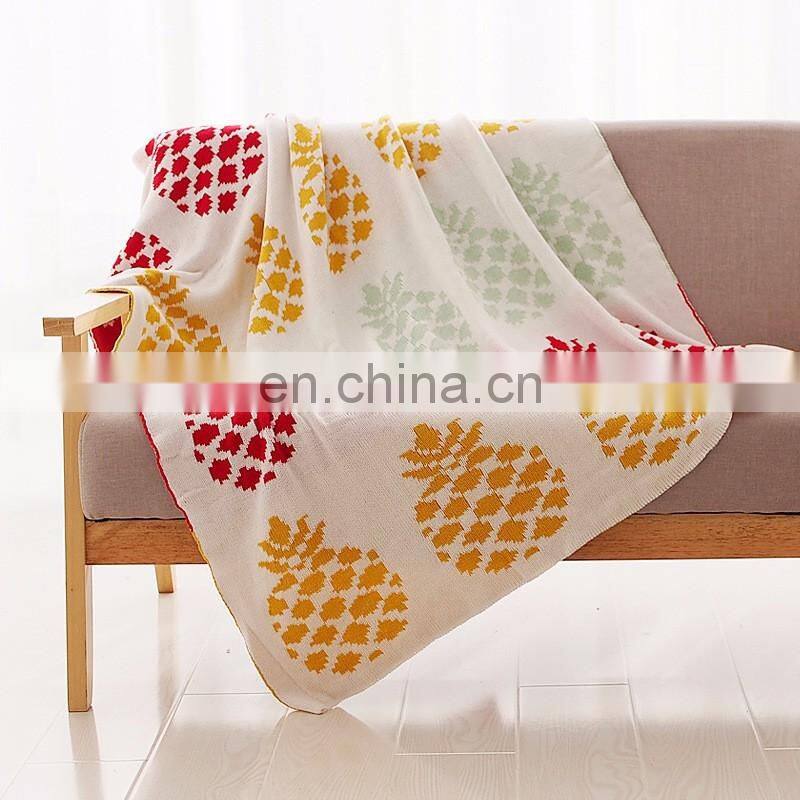 Elinfant Cotton Baby Blanket Soft Knitted Blanket for Kids Breathable Infant Crib Cover