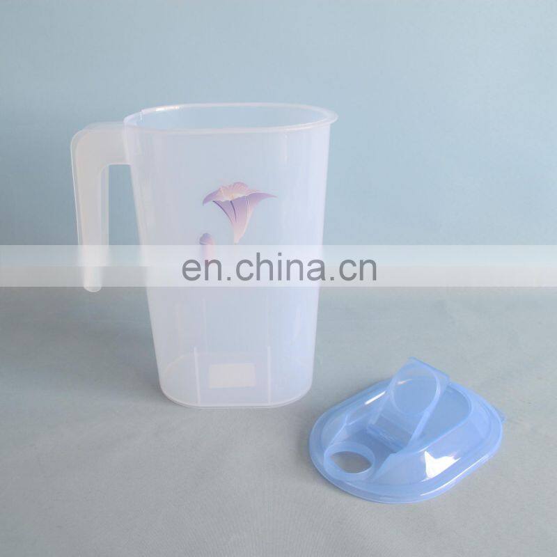 1.5L rectangle plastic jugs with lids